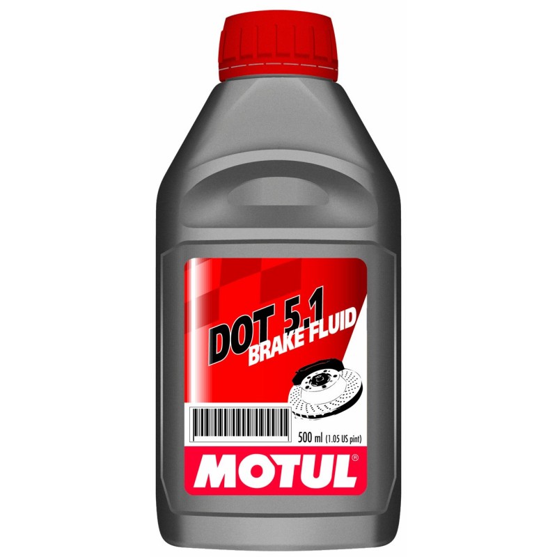 Motul DOT 5.1 High Temp. Brake Fluid 500ml (Pack of 4)