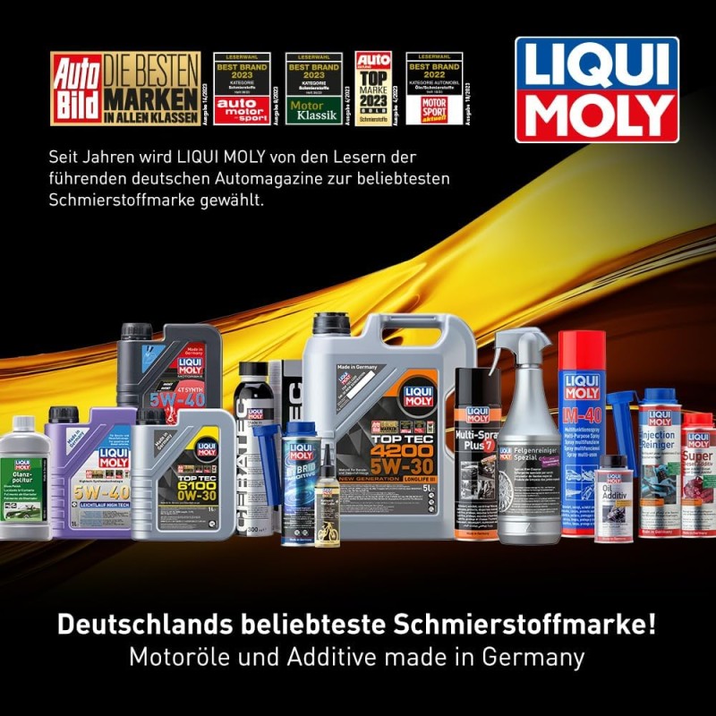 LIQUI MOLY Bremsflüssigkeit DOT 4 | 500 ml | Bremsflüssigkeit | Art.-Nr.: 21156, farblos