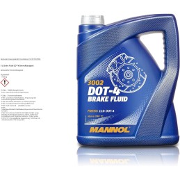 MANNOL Bremsflüssigkeit DOT-4 Brake Fluid 5L 8942