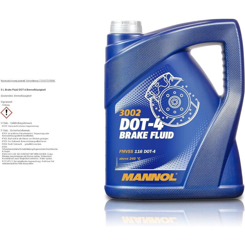 MANNOL Bremsflüssigkeit DOT-4 Brake Fluid 5L 8942