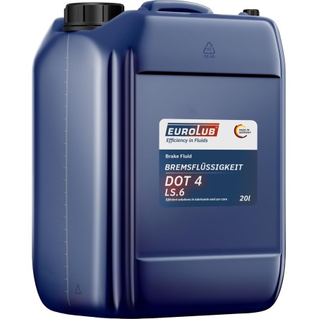 EUROLUB 549001 Bremsflüssigkeit LS.6 DOT4 LS.6 (Class6), 1 Liter