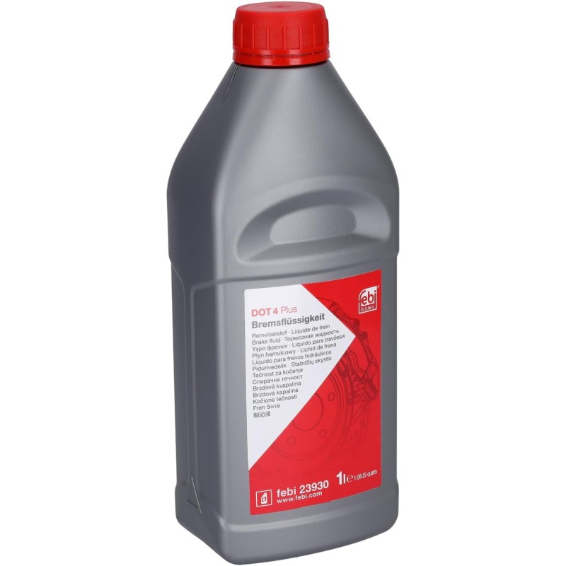 febi bilstein 23930 Bremsflüssigkeit DOT4 Plus, 1 Liter