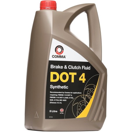 Comma BF45L Dot 4 Synthetic Brake Fluid, 5 Liter