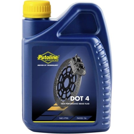 Putoline DOT 4 Brake Fluid 1 Litre