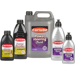 Carlube XPF001 Power Steering Fluid 1 Litre & Brake Fluid DOT 4, 500 ml