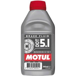 Motul Dot 5.1 Synthetic Brake, ABS and Clutch Fluid 500ml x two bottles