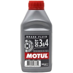 Motul Dot 3 & 4 brake fluid, 0.5 litres