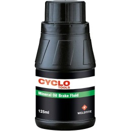 Cyclo Tools Mineral Oil Brake Fluid, Black, 0.125 Litres