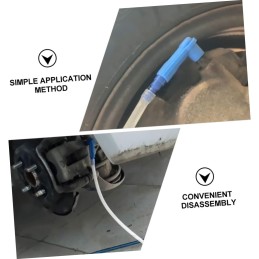 3 Sets Oil Change Tool Brake Fluid Bleeder Brake Tools Car Accessories Tubing Pump Vehicle Water Auto Abdominal