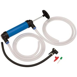 Draper Dual Purpose Air and Fluid Transfer Pump | Syphon Fuel Transfer Hand Pump | Oil Extractor Pump Syringe | 01082