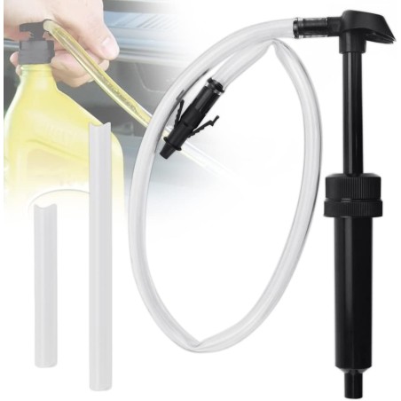 SNAGAROG Fuel Oil Hand Siphon Pump Brake Fluid Pump Car Manual Hand Gas Oil Liquid Syphon Oil Change Syringe Brake Fluid