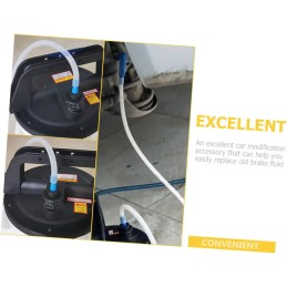 4pcs Oil Change Tool Brake Oil Parts Pump Oil Bleeder Connector Replacement Brake Hose Brake Fluid Replacement Tool Car Brake