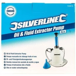 Silverline Oil & Fluid Extractor Pump 4Ltr (104616)