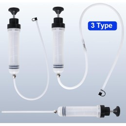 LEMOTO Ölabsaugpumpe,200CC Ölwechselspritze,Bremsflüssigkeitsabsaugpumpe,Ölspritze mit Schlauch,Geeignet für