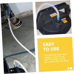 FAVOMOTO 3 Pieces Oil Change Tool Brake Bleed Pump Brake Fluid Change Hose Fluid Extractor Rubber Oil Drain Machine Parts