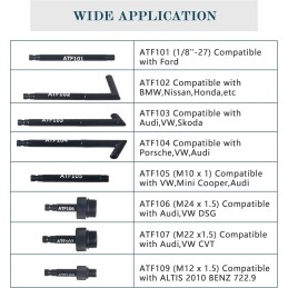 DAYUAN YT-99300 3L Manual Transmission Fluid Pump Oil Filling Filler System Fluid Transfer Pump Tool with Adapters