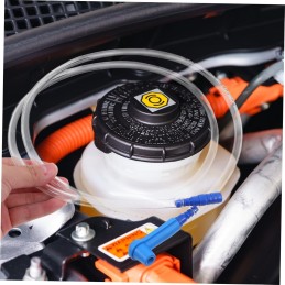 Wakauto 3 Sets Oil Change Tool One Person Brake Bleeding Kit Brake Fluid Bleeding Pump Abdominal Brake Gasoline Brake Bleeder