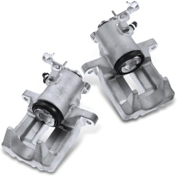 Frankberg 2x Brake Caliper Rear Left Right Compatible with A3 2003-2013 Altea 2004-2019 Leon 2005-2012 Octavia II 2004-2013 Golf