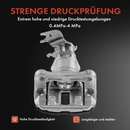 Frankberg 2x Brake Caliper Rear Left Right Compatible with A3 2003-2013 Altea 2004-2019 Leon 2005-2012 Octavia II 2004-2013 Golf