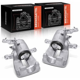 Frankberg Brake Caliper Rear Right Compatible with A3 2003-2013 Octavia II 2004-2009 Golf V 2003-2009 J.e.t.t.a III 2004-2010