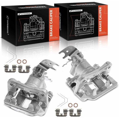 A-Premium Disc Brake Caliper Assembly with Bracket Compatible with Select Honda and Acura Models - Accord 2008-2012, TSX