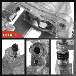 A-Premium Disc Brake Caliper Assembly with Bracket Compatible with Select Honda and Acura Models - Accord 2008-2012, TSX