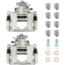 PHILTOP 18B5080 18B5081 Rear Disc Brake Caliper Assembly Fit for C/V 2012-2012, Grand Caravan 2008-2012, Routan 2009-2012, Town