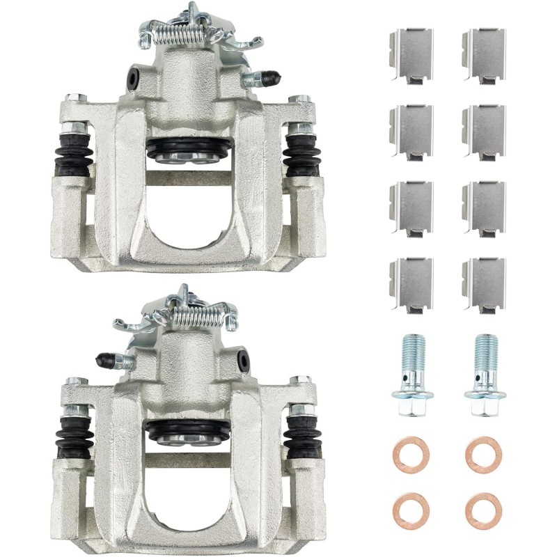 PHILTOP 18B5080 18B5081 Rear Disc Brake Caliper Assembly Fit for C/V 2012-2012, Grand Caravan 2008-2012, Routan 2009-2012, Town
