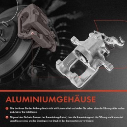 Frankberg Brake Caliper Rear Right Driver Side Compatible with Brake Calipers Picanto TA 1.0L 1.2L 2011-2021 Replace 58360-1Y500