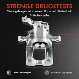 Frankberg Brake Caliper Rear axle Left Compatible with A4 2000-2007 A4 Avant 2001-2008 A4 Convertible 2002-2009 Exeo 2009-2013