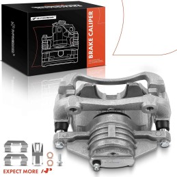 A-Premium Disc Brake Caliper Assembly with Bracket Compatible with Select Chevrolet, Oldsmobile & Pontiac Models - Classic,