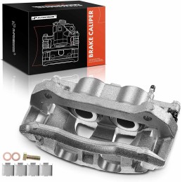 A-Premium Disc Brake Caliper Assembly with Bracket Compatible with Select Ford and Lincoln Models - For F-150/Mark LT 2010-2011,