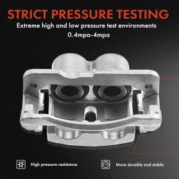 A-Premium Disc Brake Caliper Assembly with Bracket Compatible with Select Ford and Lincoln Models - For F-150/Mark LT 2010-2011,