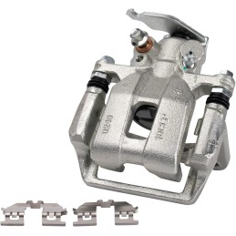 TRQ Rear Brake Caliper Set Compatible with 2013-2017 Honda Accord