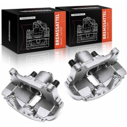 Frankberg Brake Caliper with bracket Front Right Compatible with A3 8P1 2003-2012 Golf V 1K1 2003-2009 P.a.s.s.a.t 362 2010-2014