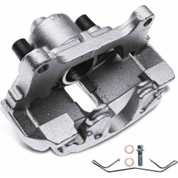 Frankberg Brake Caliper with bracket Front Right Compatible with A3 8P1 2003-2012 Golf V 1K1 2003-2009 P.a.s.s.a.t 362 2010-2014