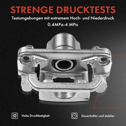 Frankberg 2x Bremssattel Bremszange mit Träger Vorne Links Rechts Kompatibel mit Focus II DA_ HCP DP 2004-2012 3 BK 2003-2014