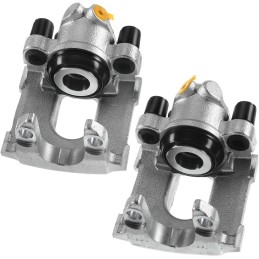 Frankberg 2x Brake Caliper Rear Left Right Compatible with 3er E46 330 2.9L 3.0L 1999-2005 X3 E83 2.0L 2.5L 3.0L 2003-2011