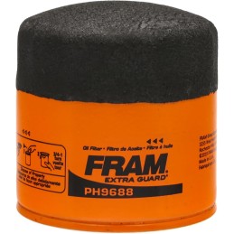 Fram Extra Guard PH9688, 10K Mile Change Interval Oil Filter, Cylindrical, 4"