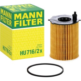 MANN-FILTER HU 716/2 x Ölfilter - PKW + TRANSPORTER