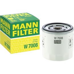 MANN-FILTER W 7008 Oil Filter - CARS + TRANSPORTERS, Black