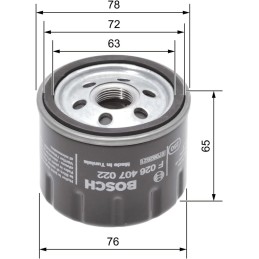 Bosch P7022 - Oil Filter Car