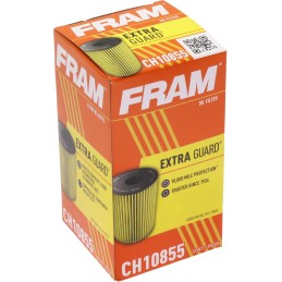 FRAM Extra Guard CH10855, 10K Mile Change Automotive Replacement Interval Cartridge Engine Oil Filter for Select Vehicle Models