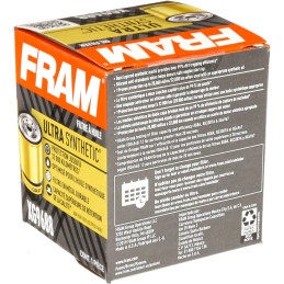 FRAM Ultra Synthetic Automotive Replacement Oil Filter, Designed for Synthetic Oil Changes Lasting up to 20k Miles, XG9688 with