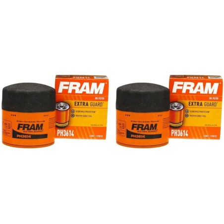 FRAM Extra Guard PH3614, 10K Mile Change Interval Spin-On Oil Filter