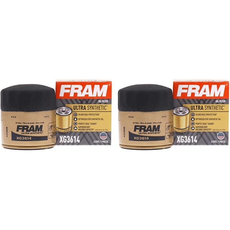 FRAM Extra Guard PH3614, 10K Mile Change Interval Spin-On Oil Filter