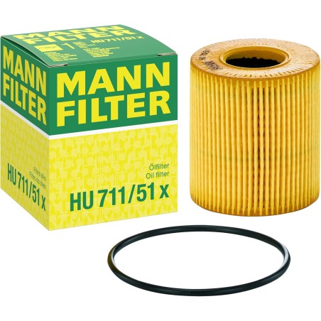 MANN-FILTER HU 711/51 x Ölfilter - PKW + TRANSPORTER