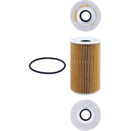 MAHLE OX 128/1D Oil Filter - Oil Filter with Gasket / Gasket Set