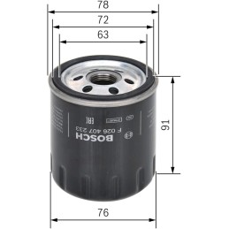 Bosch P7233 - Oil Filter Car