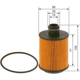 Bosch P7095 - Oil Filter Car